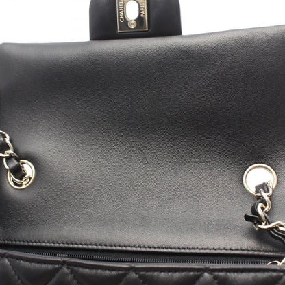 Chanel Shoulder Bag Mini Quilted 20 Black Lambskin Chain — view 6