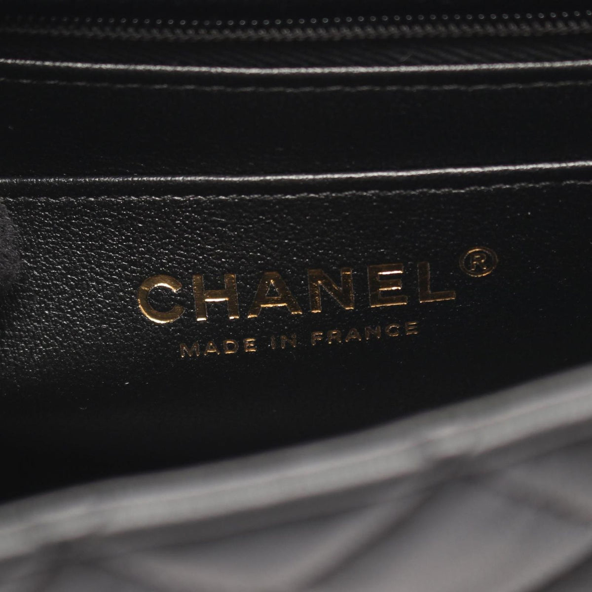 Chanel Shoulder Bag Mini Quilted 20 Black Lambskin Chain — view 4