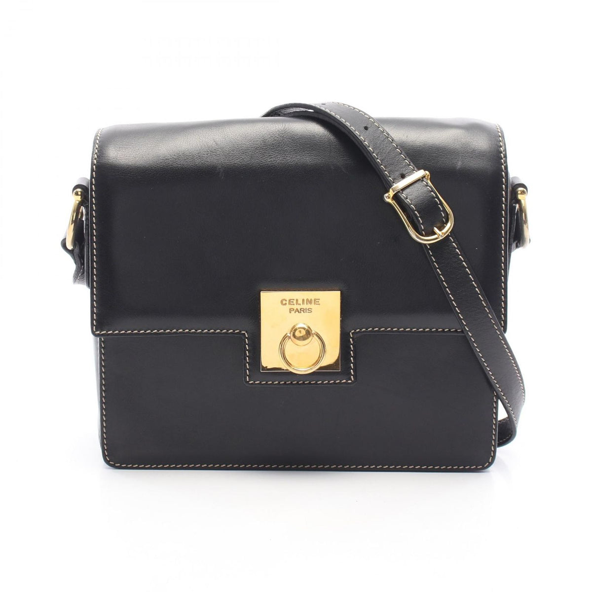 Celine Shoulder Bag Leather
