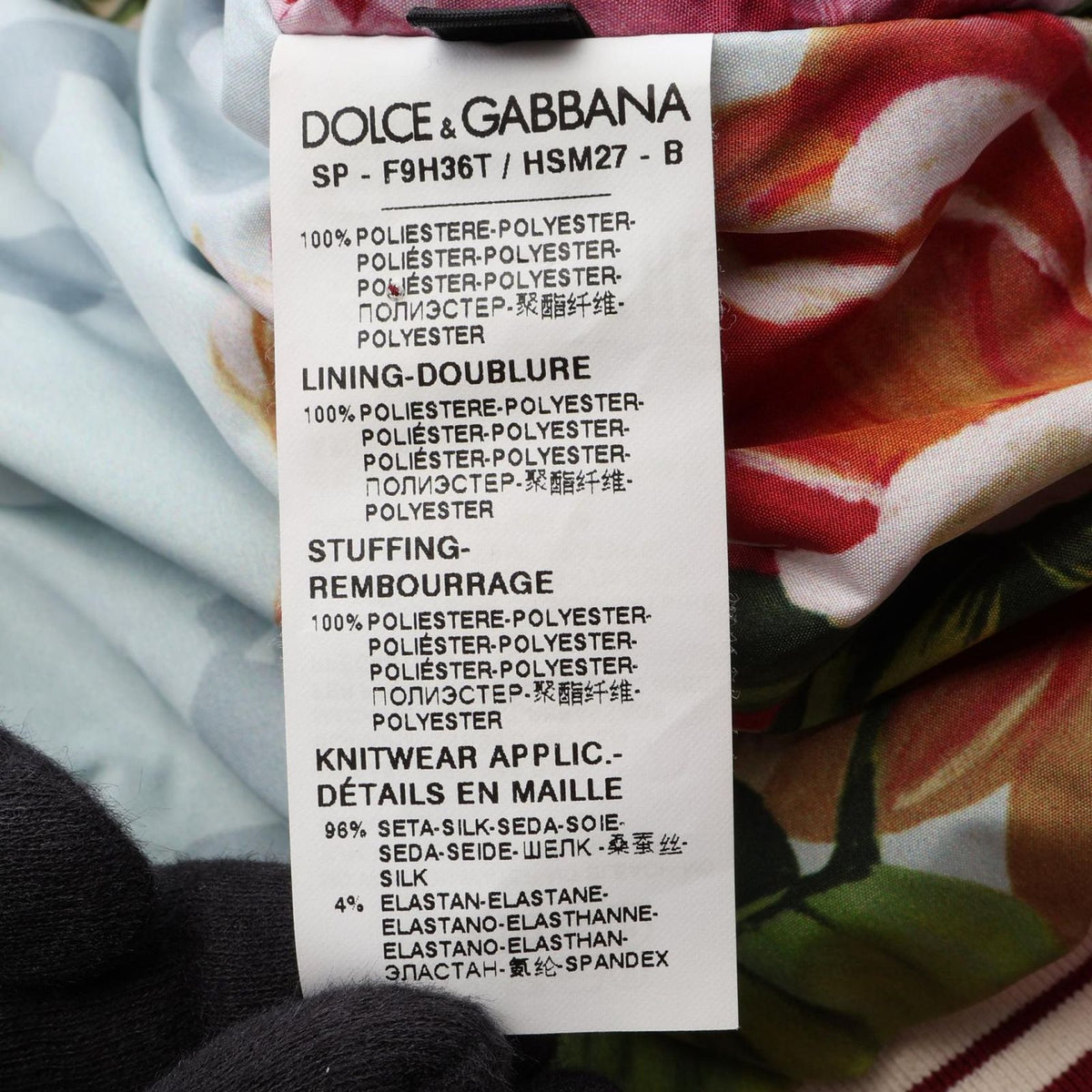 Dolce & Gabbana Jacket Floral Print Bomber — view 5