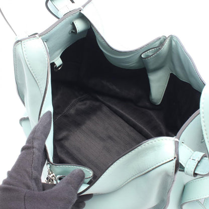 Loewe Handbag Hammock Bag Small 2-Way Light Blue Leather — view 3