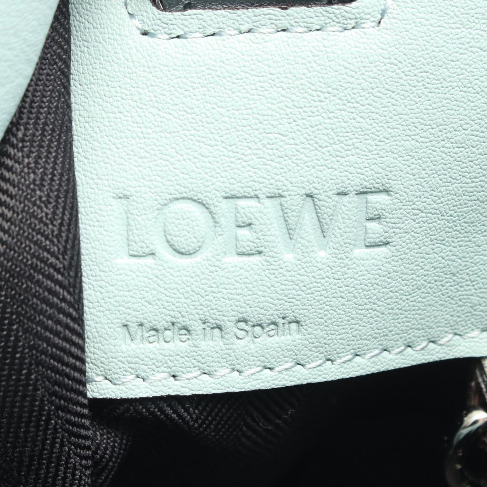 Loewe Handbag Hammock Bag Small 2-Way Light Blue Leather — view 4