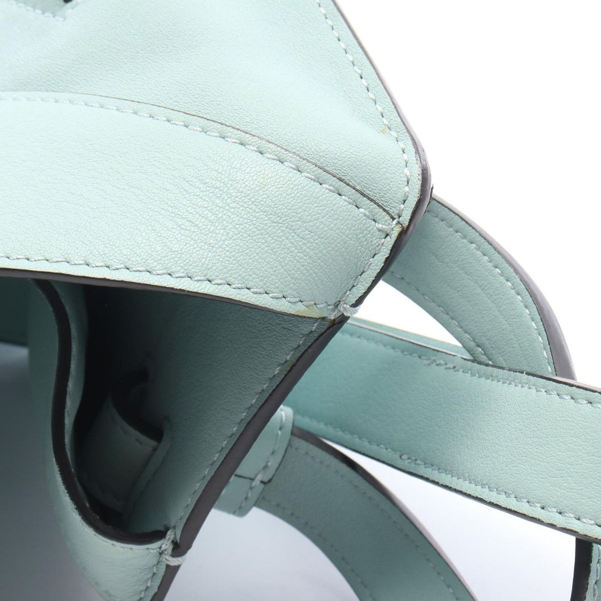 Loewe Handbag Hammock Bag Small 2-Way Light Blue Leather — view 5