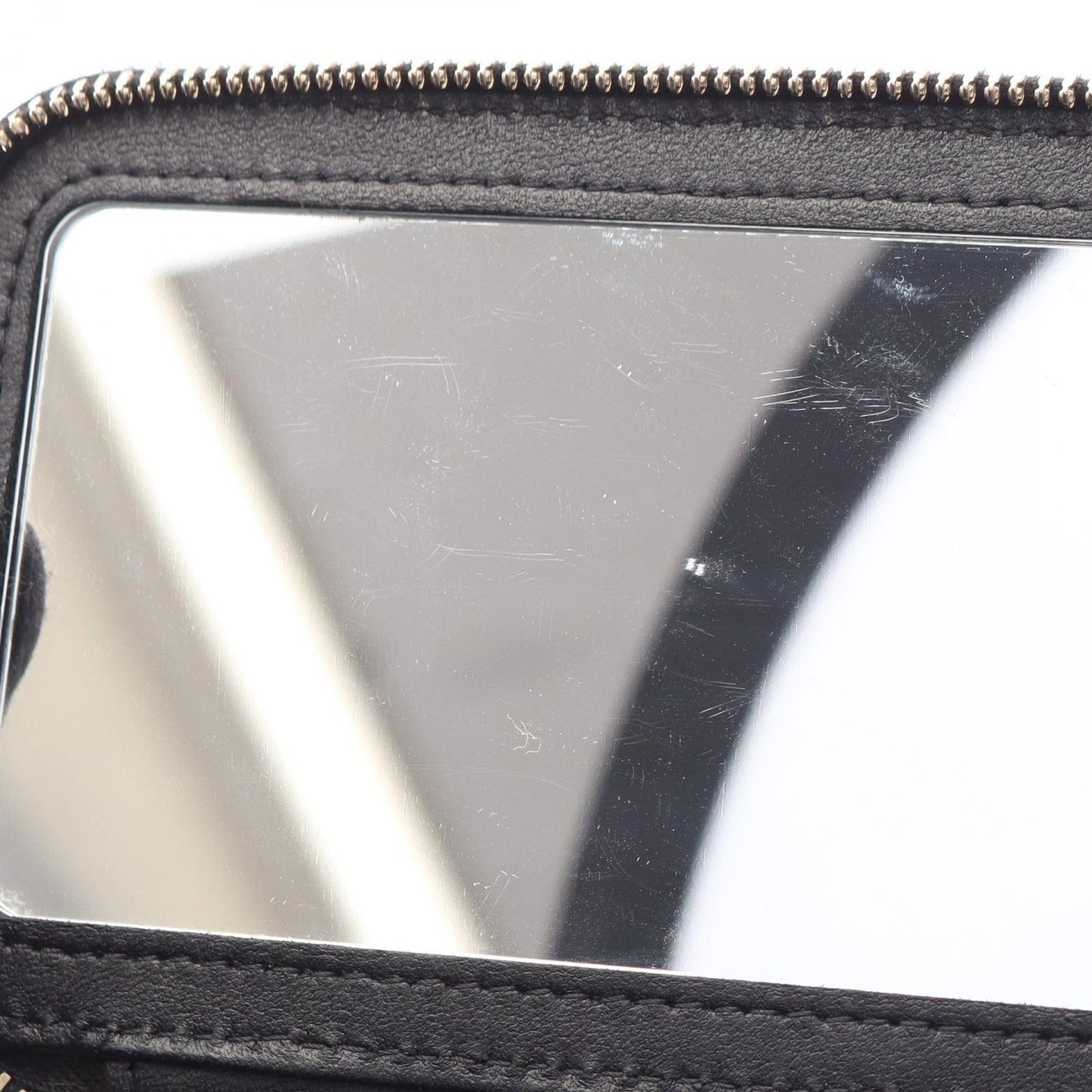 Chanel Shoulder Bag Quilted Vanity Black Lambskin Chain — view 6