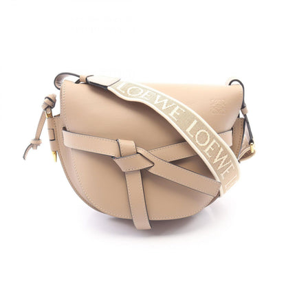 Loewe Shoulder Bag Gate Small Beige Ivory Leather