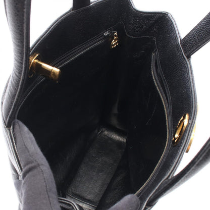 Chanel Tote Quilted Black Caviar Leather — view 3