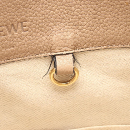 Loewe Handbag Hammock Bag Small 2-Way Beige Brown Leather — view 5