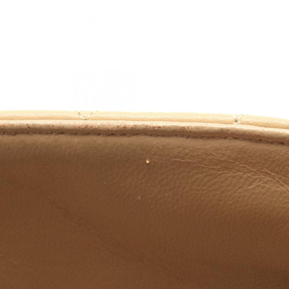 Chanel Shoulder Bag Quilted Small Flap Beige Lambskin Chain — view 7