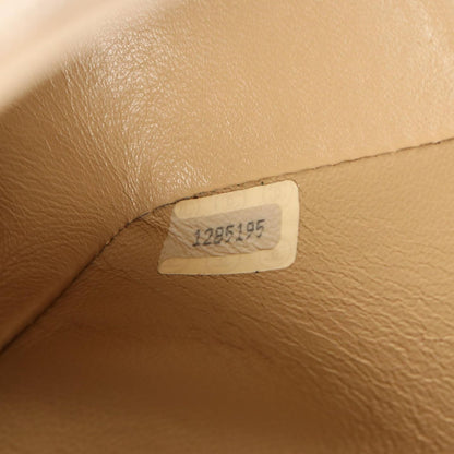 Chanel Shoulder Bag Quilted Small Flap Beige Lambskin Chain — view 5