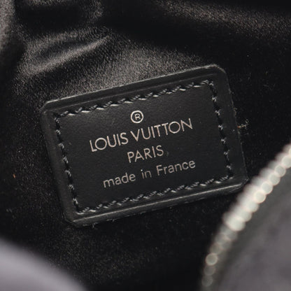 Louis Vuitton Handbag Little Boulogne Monogram Satin Noir Fabric Leather — view 4
