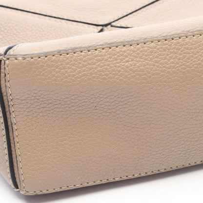 Loewe Handbag Puzzle Bag Mini 2-Way Greige Leather — view 5