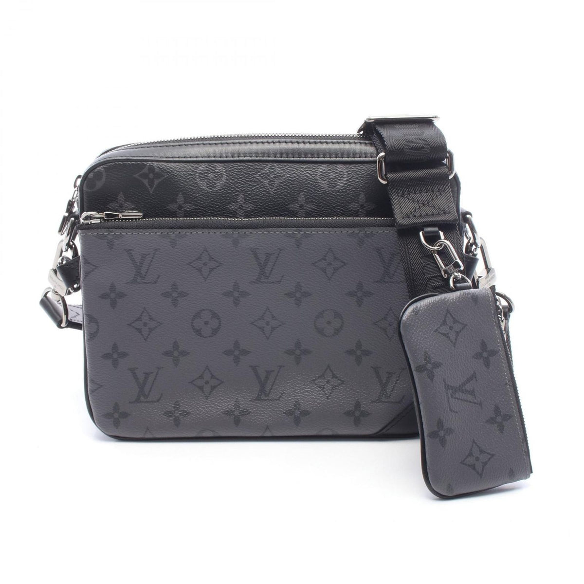 Louis Vuitton Shoulder Bag Trio Messenger Leather