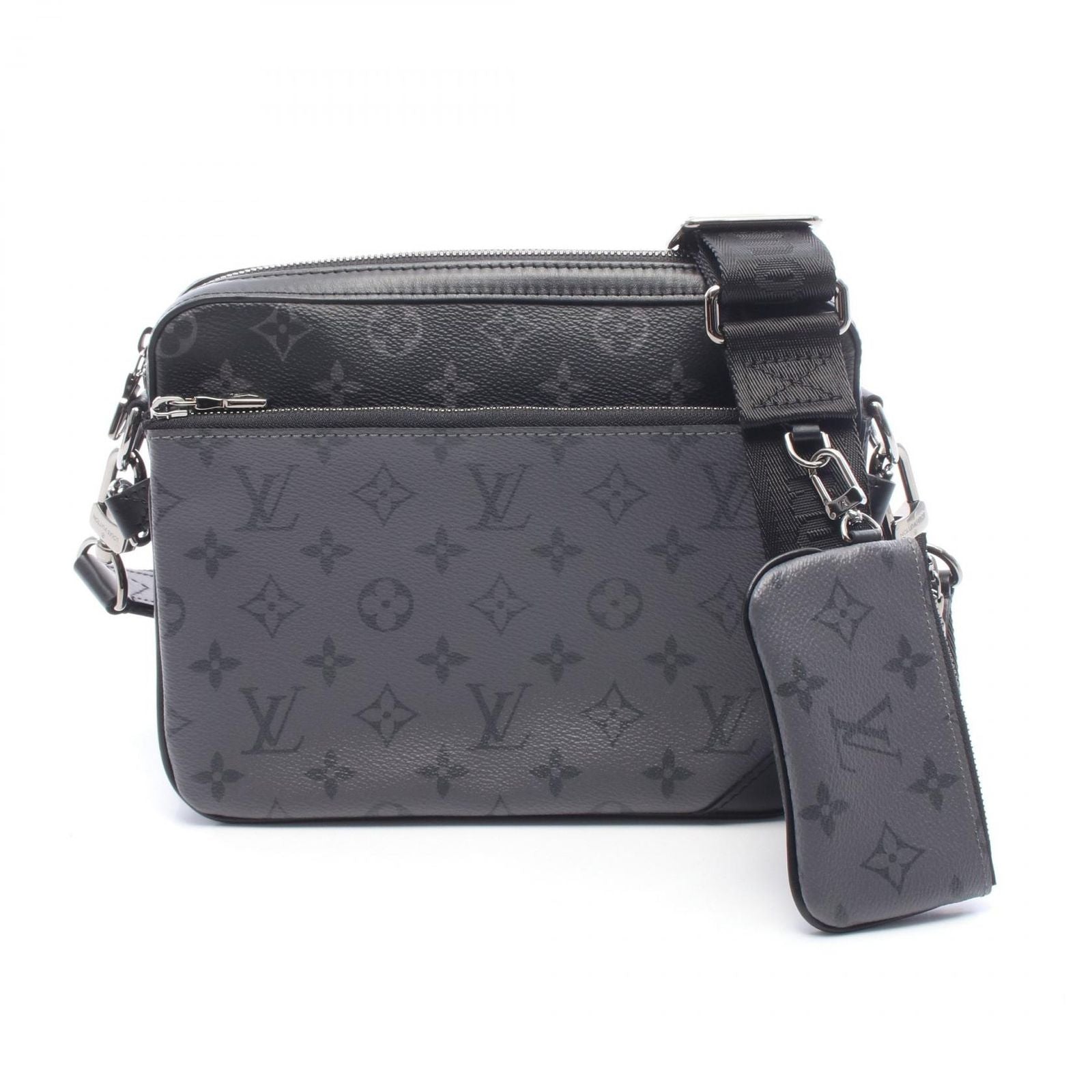 Louis Vuitton Shoulder Bag Trio Messenger Leather