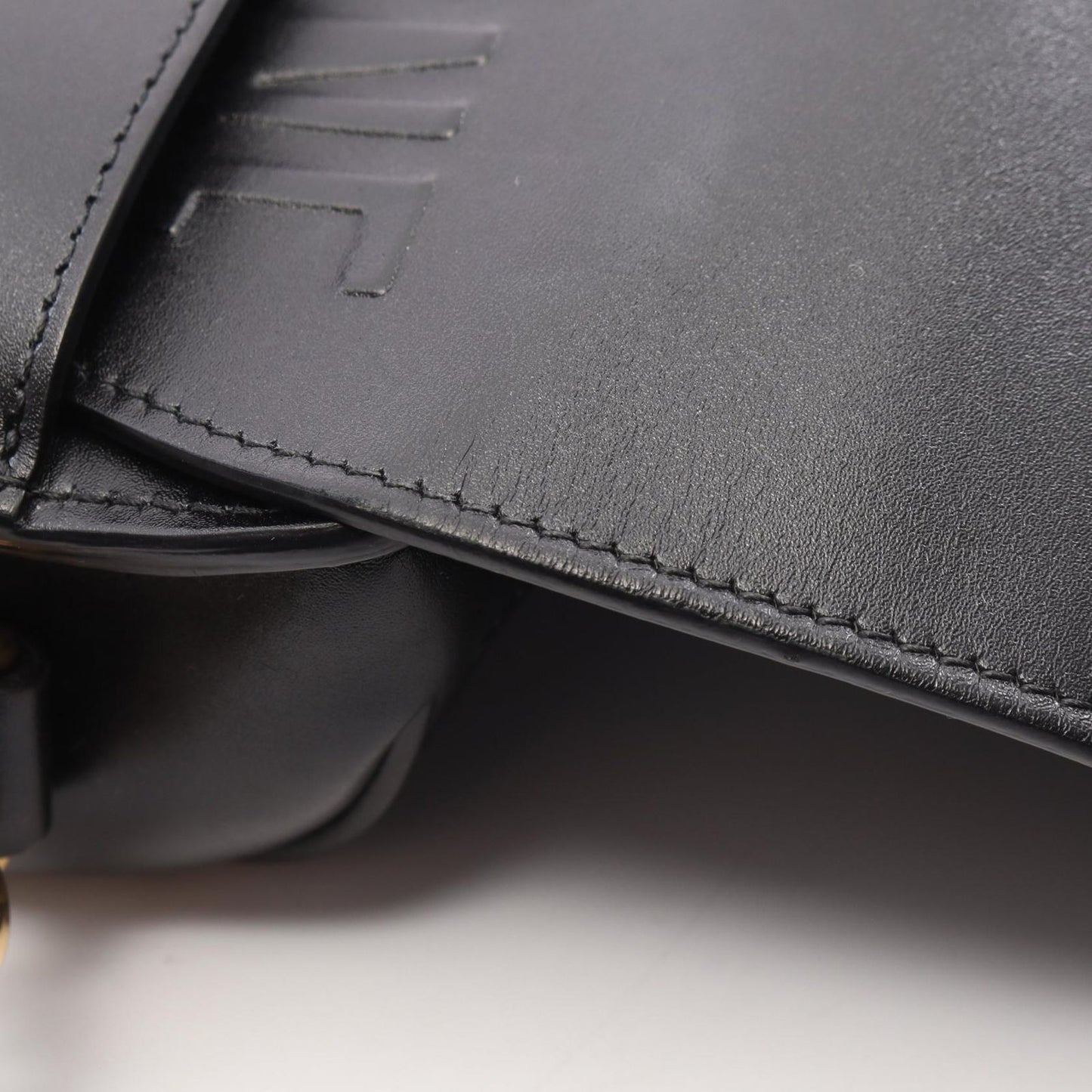 Dior Shoulder Bag Bobby Medium Black Leather — view 7