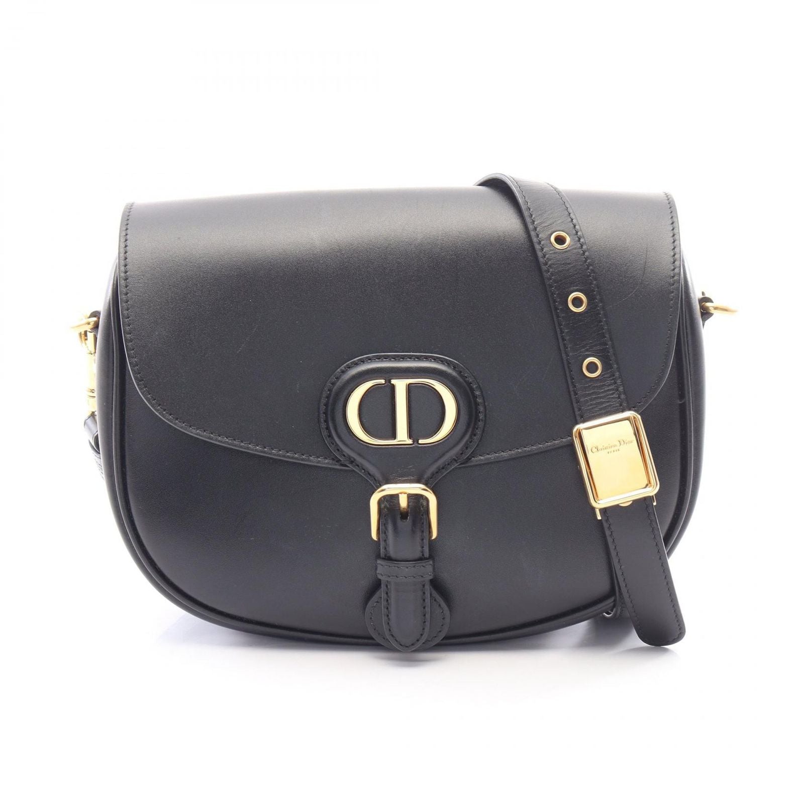 Dior Shoulder Bag Bobby Medium Black Leather