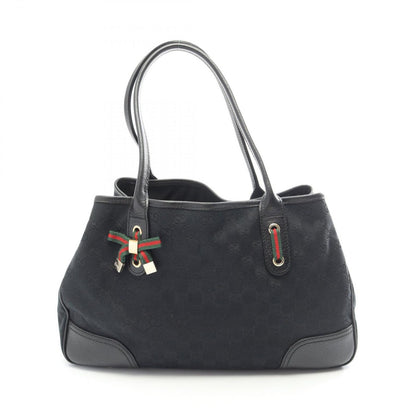 Gucci Tote Princy GG Canvas Black Green