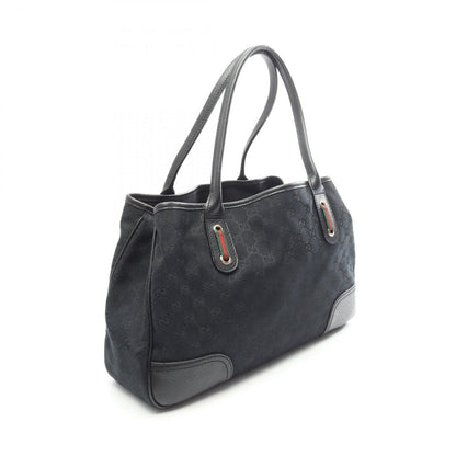 Gucci Tote Princy GG Canvas Black Green — view 2