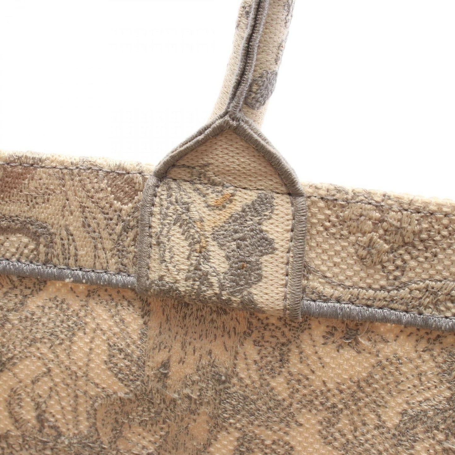 Dior Tote Book Medium Toile de Jouy Gray White Canvas — view 7