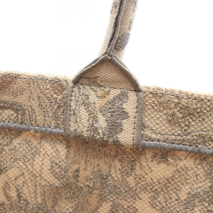 Dior Tote Book Medium Toile de Jouy Gray White Canvas — view 7