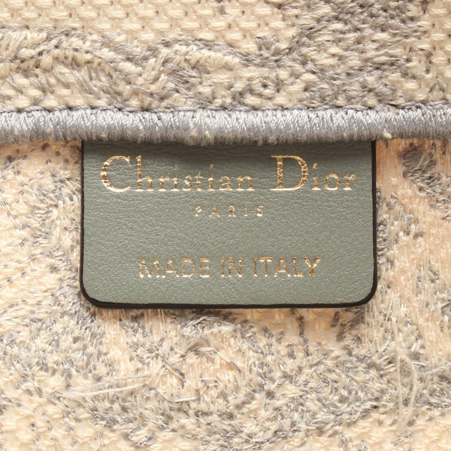 Dior Tote Book Medium Toile de Jouy Gray White Canvas — view 4