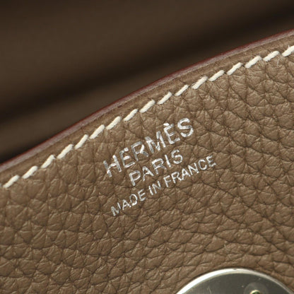 Hermes Shoulder Bag Lindy 30 Etoupe — view 4