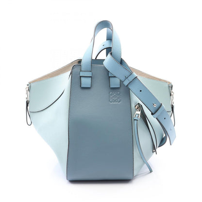 Loewe Handbag Hammock Blue Light Leather Bag Small