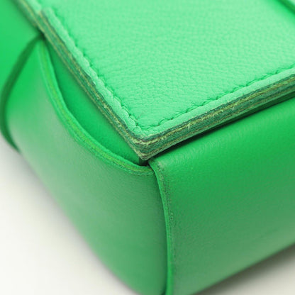 Bottega Veneta Shoulder Bag Candy Cassette Green Leather — view 5