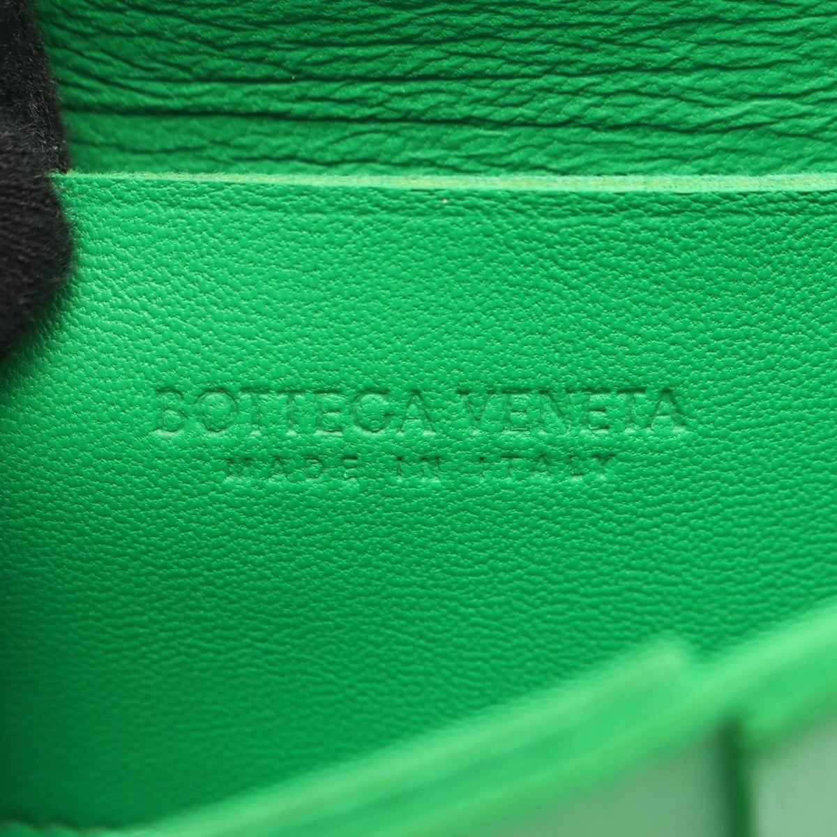 Bottega Veneta Shoulder Bag Candy Cassette Green Leather — view 4