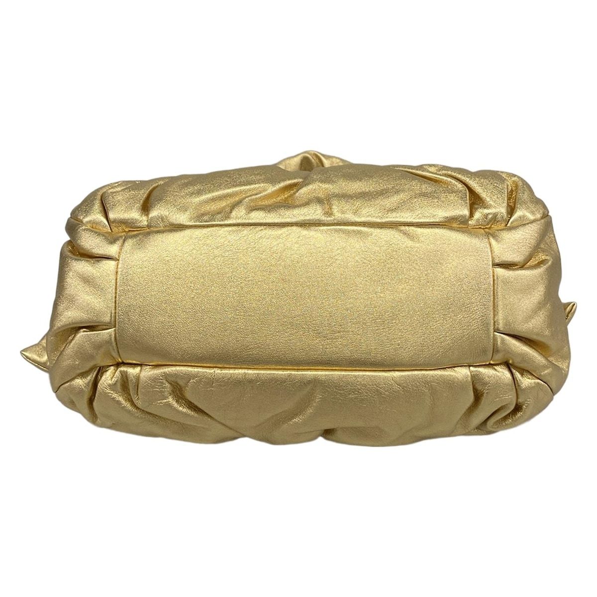 Miu Miu Shoulder Bag Matelasse Gold Leather — view 5