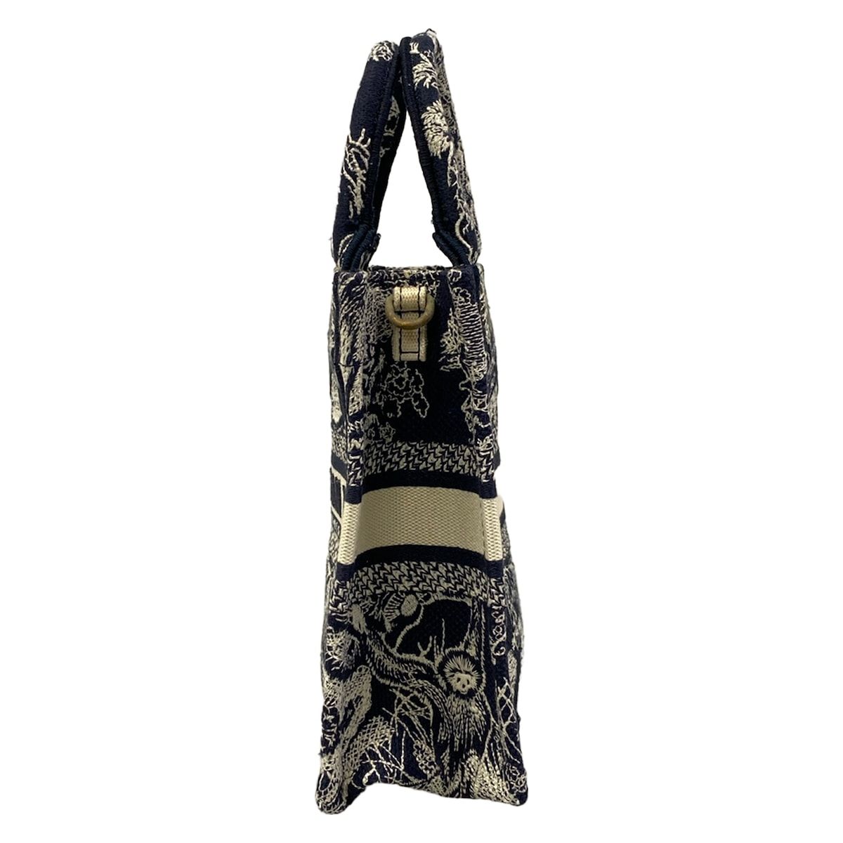 Dior Tote Book Mini Phone Dark Navy Ivory — view 4