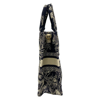 Dior Tote Book Mini Phone Dark Navy Ivory — view 4