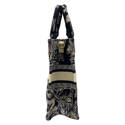Dior Tote Book Mini Phone Dark Navy Ivory — view 2