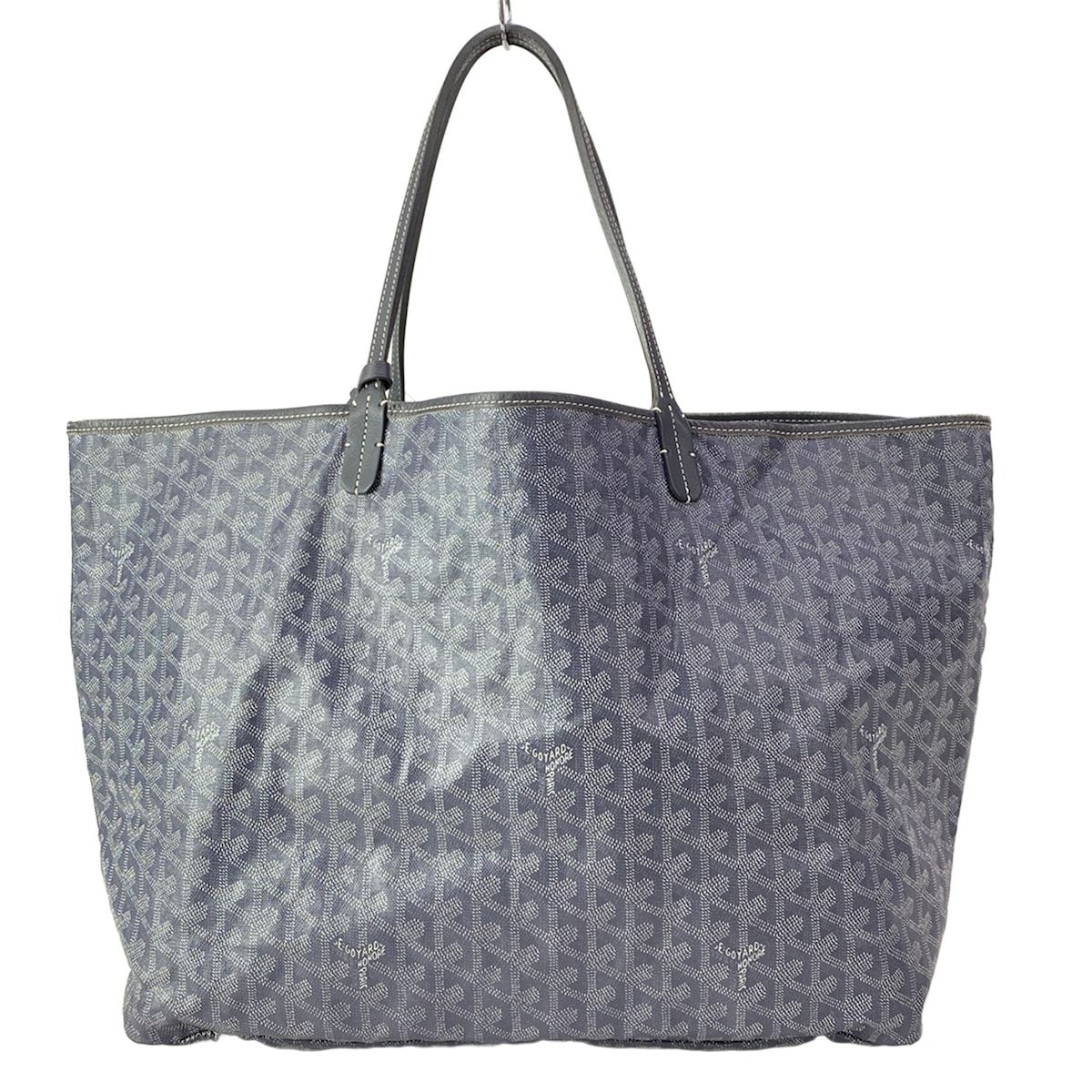 Goyard Tote Saint Louis GM Gray Leather