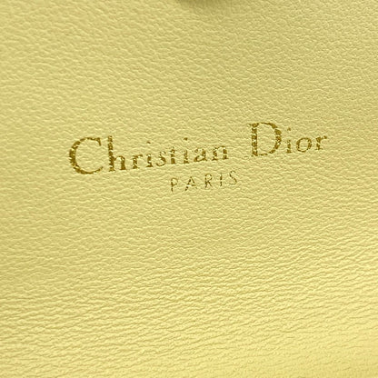 Dior Shoulder Bag Cannage Stitch Light Yellow Chain Smartphone Pochette — view 8