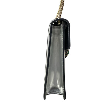 Bvlgari Shoulder Bag Serpenti Forever Silver Chain Leather — view 2