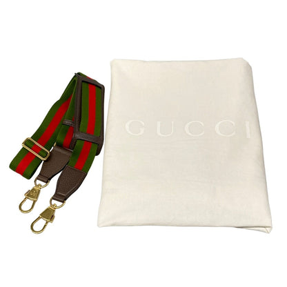 Gucci Tote Jumbo GG Beige Dark Brown Leather — view 8