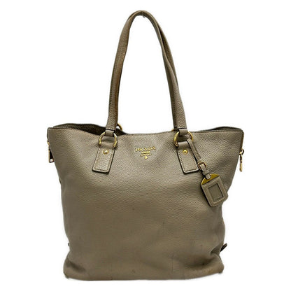Prada Tote Vitello Daino Beige Leather