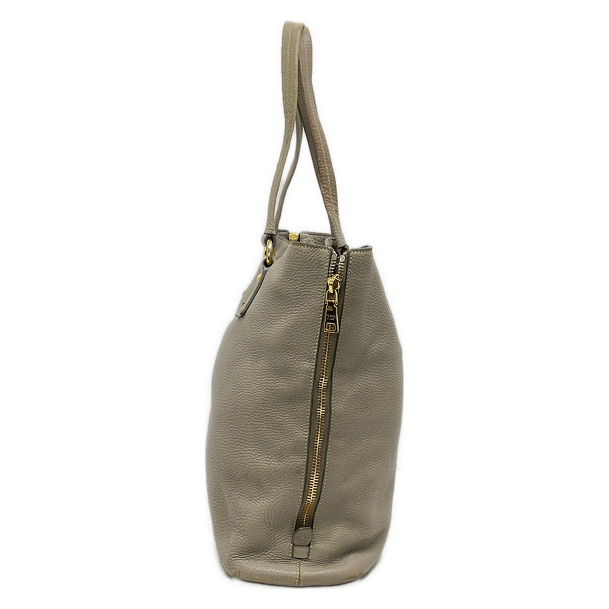 Prada Tote Vitello Daino Beige Leather — view 2