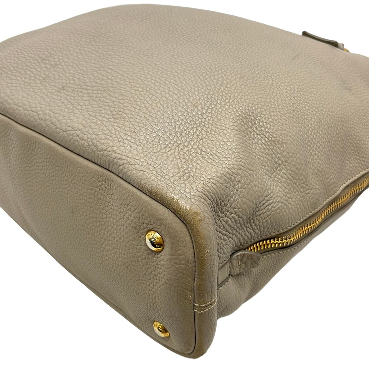 Prada Tote Vitello Daino Beige Leather — view 6