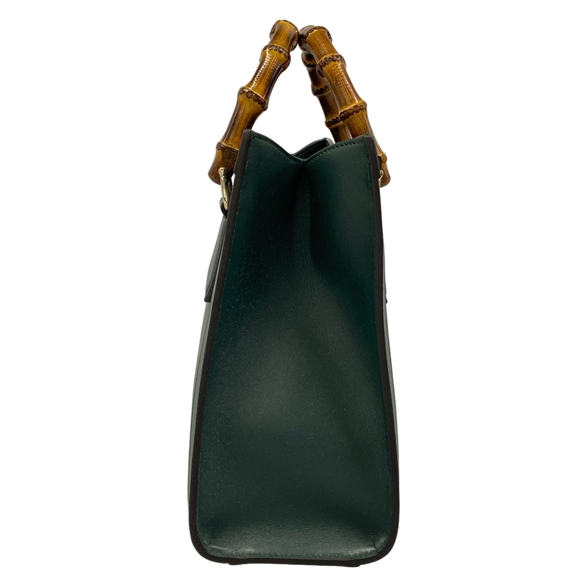 Gucci Handbag Diana Tote Medium Bamboo Green Leather — view 2