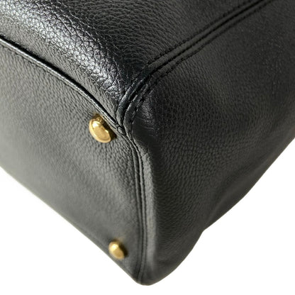 Chanel Tote Executive Line Black Gold Leather — view 8