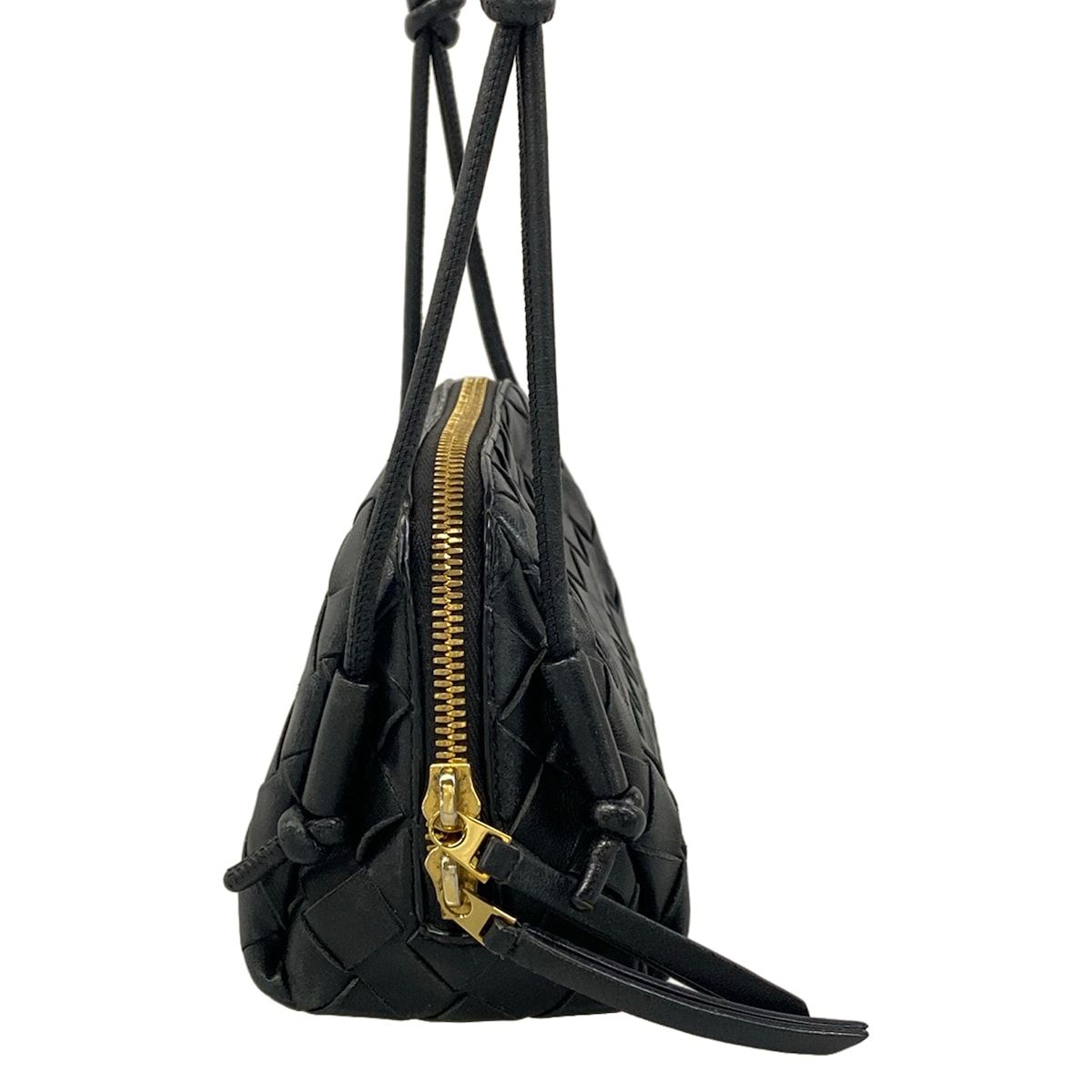 Bottega Veneta Shoulder Bag Mini Loop Black Leather — view 2