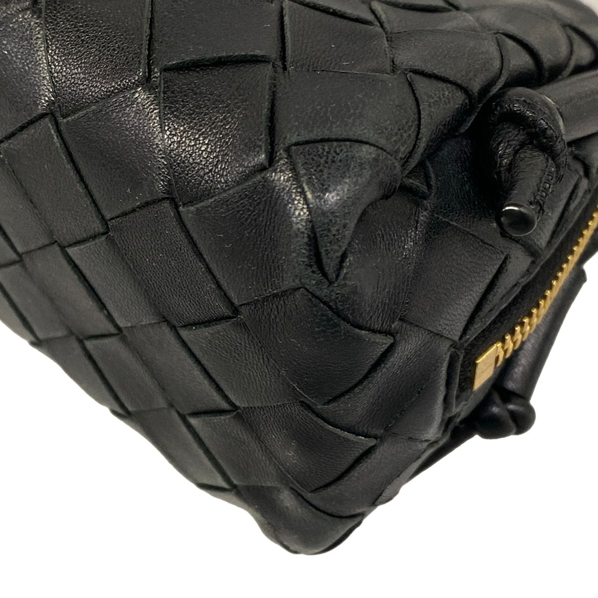 Bottega Veneta Shoulder Bag Mini Loop Black Leather — view 6