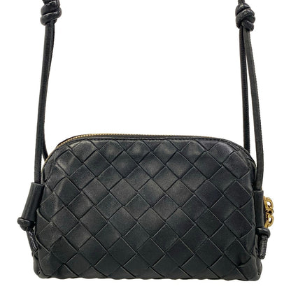 Bottega Veneta Shoulder Bag Mini Loop Black Leather — view 3