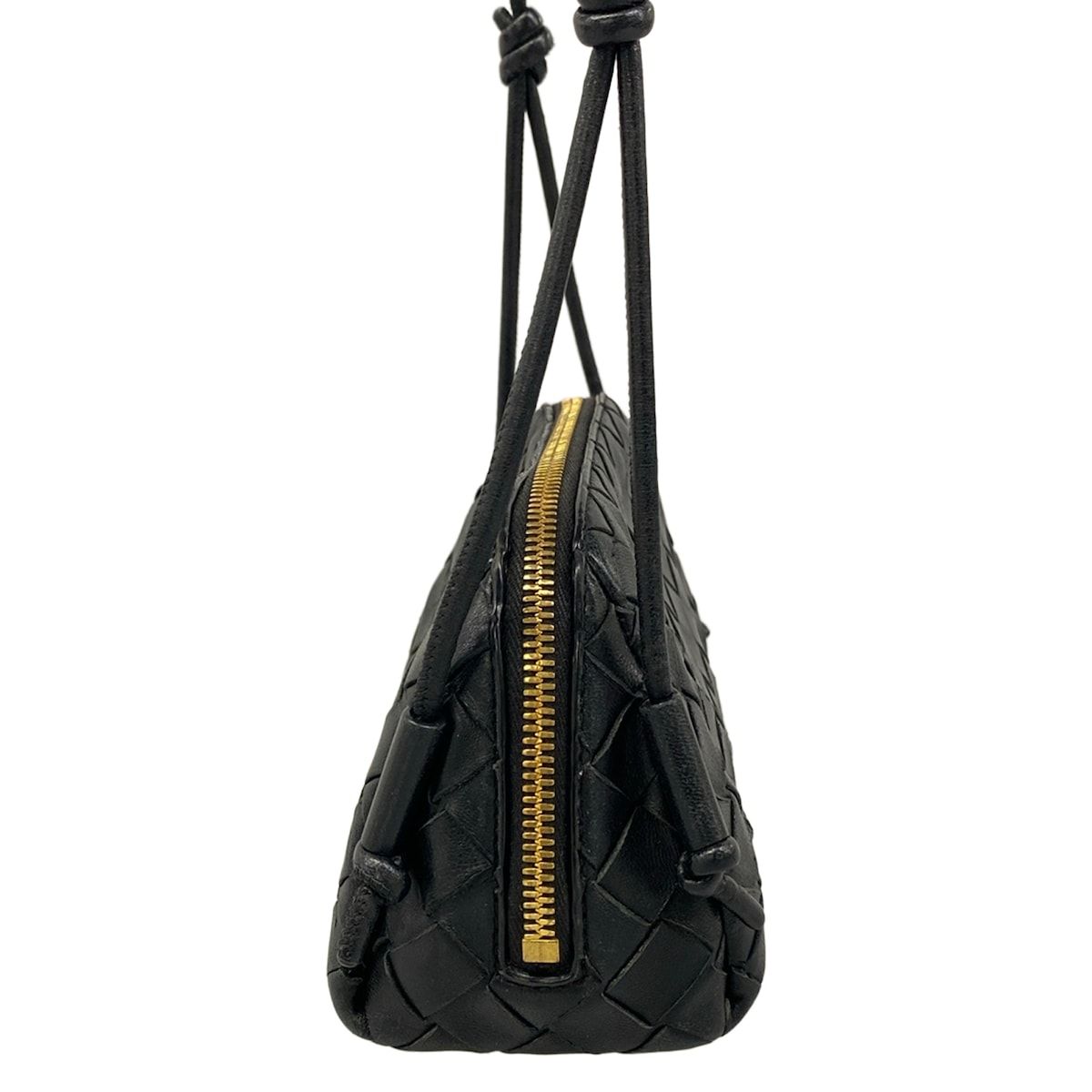 Bottega Veneta Shoulder Bag Mini Loop Black Leather — view 4