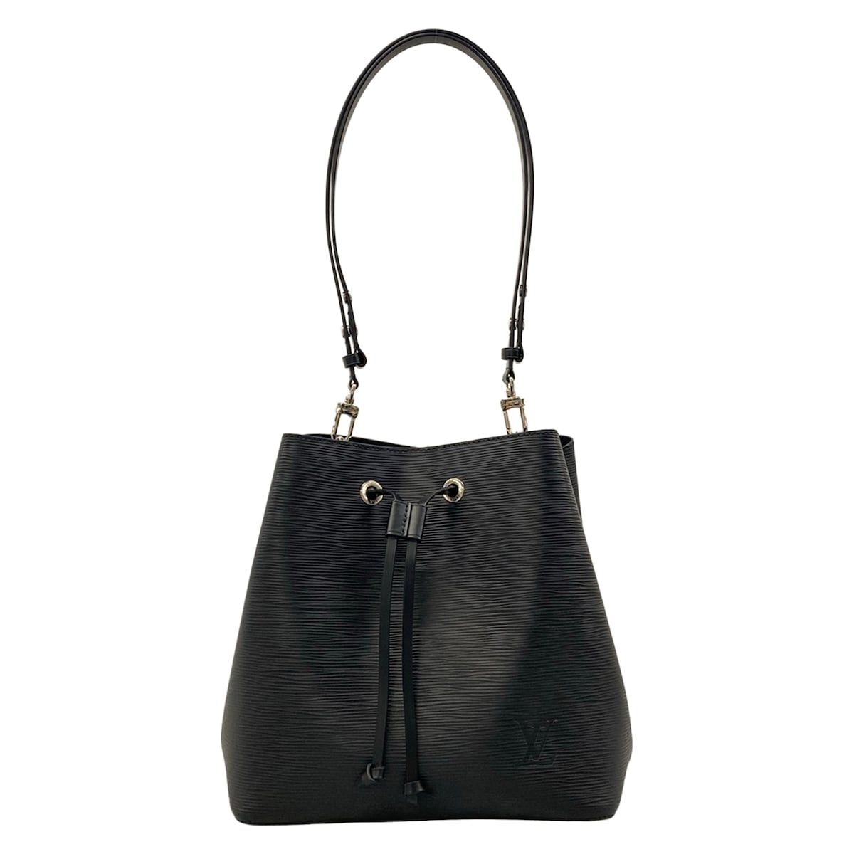 Louis Vuitton Shoulder Bag Epi Neo Noe Noir Leather Cowhide