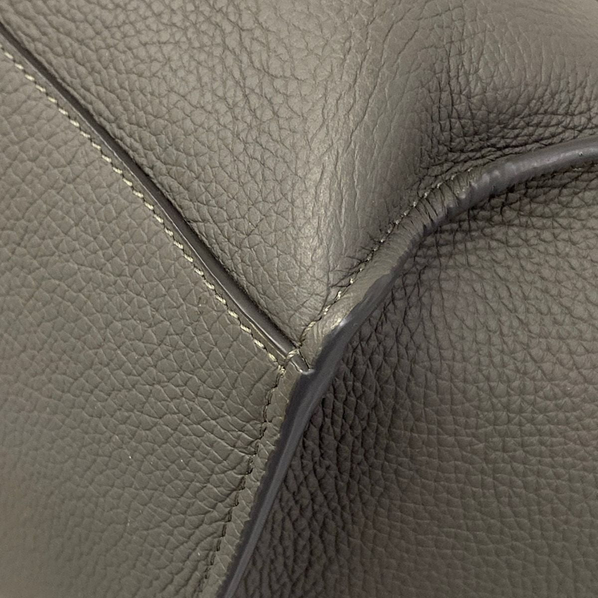 Celine Shoulder Bag Big Small with Long Strap Gray 2-Way — view 6