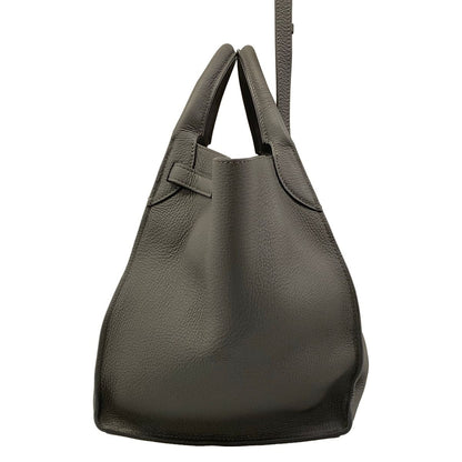 Celine Shoulder Bag Big Small with Long Strap Gray 2-Way — view 4