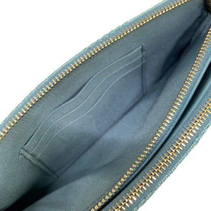 Chanel Wallet Deauville Line Light Blue Chain Gold Shoulder Bag — view 3