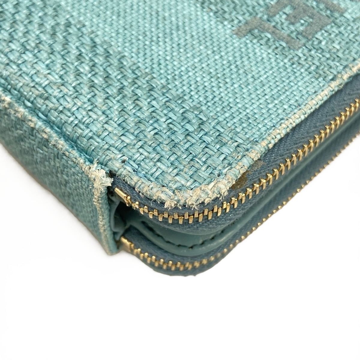 Chanel Wallet Deauville Line Light Blue Chain Gold Shoulder Bag — view 6